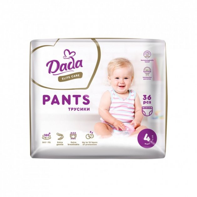 Підгузки Dada Elite Care 4 Maxiт (9-15 кг) 36 шт